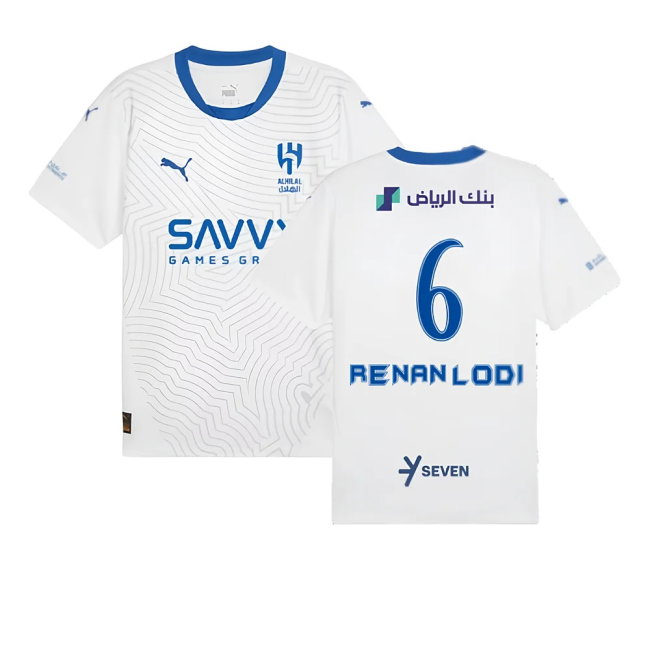 2024-2025 Al Hilal Away Shirt (Renan Lodi 6)