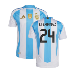 2024-2025 Argentina Authentic Home Shirt (E.FERNANDEZ 24)