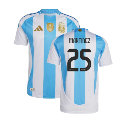 2024-2025 Argentina Authentic Home Shirt (MARTINEZ 25)