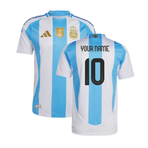 2024-2025 Argentina Authentic Home Shirt (Your Name)