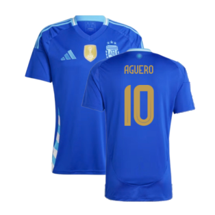 2024-2025 Argentina Away Shirt (AGUERO 10)