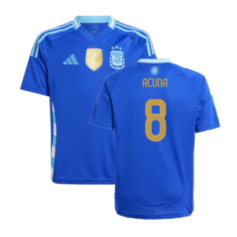 2024-2025 Argentina Away Shirt (Kids) (ACUNA 8)