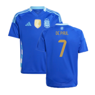 2024-2025 Argentina Away Shirt (Kids) (DE PAUL 7)