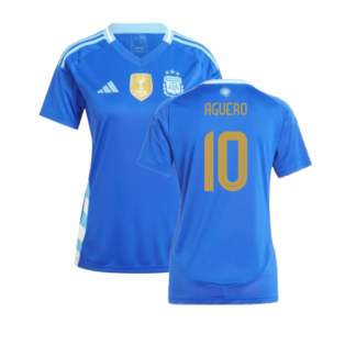 2024-2025 Argentina Away Shirt (Ladies) (AGUERO 10)