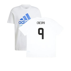 2024-2025 Argentina DNA Graphic Tee (White) (CRESPO 9)
