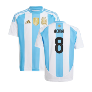 2024-2025 Argentina Home Shirt (Kids) (ACUNA 8)