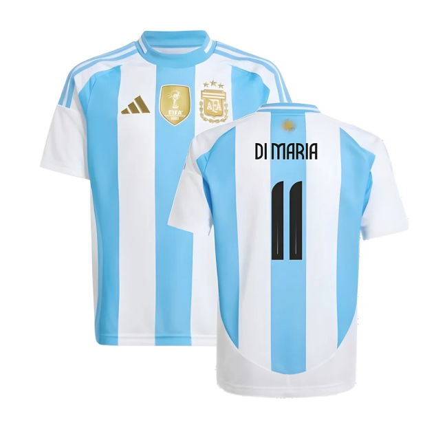 2024-2025 Argentina Home Shirt (Kids) (DI MARIA 11)