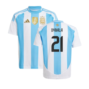 2024-2025 Argentina Home Shirt (Kids) (DYBALA 21)