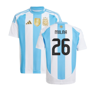 2024-2025 Argentina Home Shirt (Kids) (MOLINA 26)