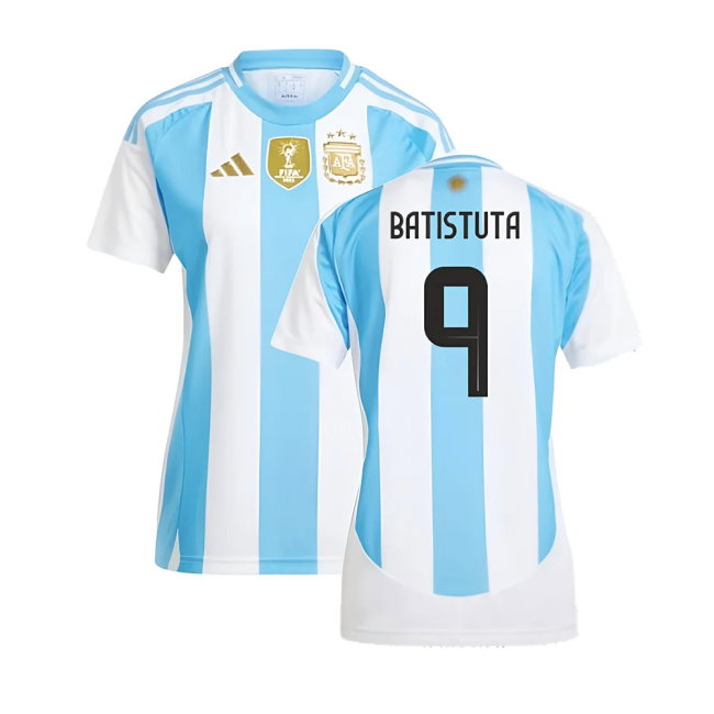 2024-2025 Argentina Home Shirt (Ladies) (BATISTUTA 9)