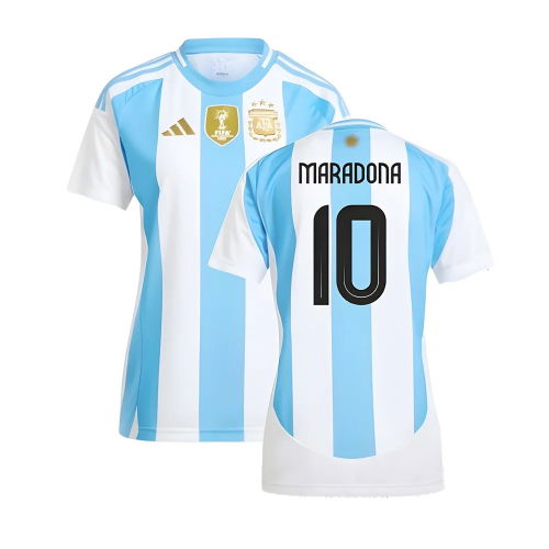 2024-2025 Argentina Home Shirt (Ladies) (MARADONA 10)