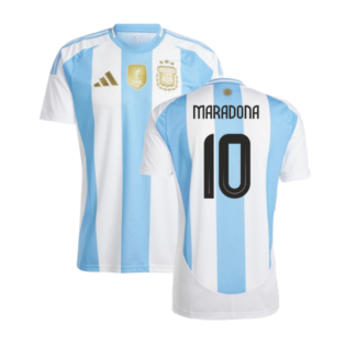2024-2025 Argentina Home Shirt (MARADONA 10)