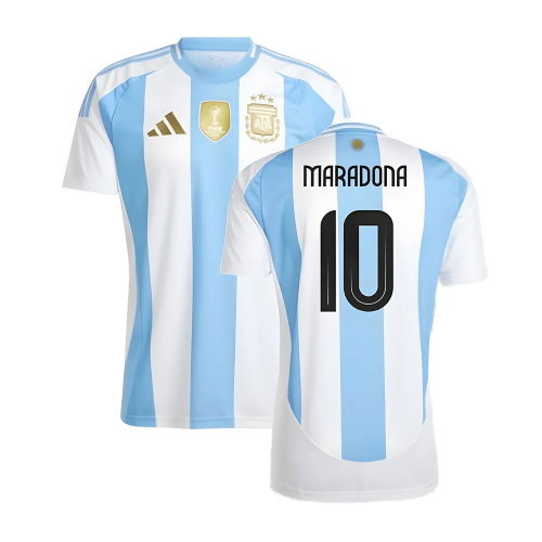 2024-2025 Argentina Home Shirt (MARADONA 10)