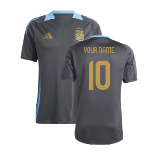 2024-2025 Argentina Training Jersey (Carbon) (Your Name)