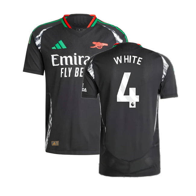 2024-2025 Arsenal Authentic Away Shirt (White 4)