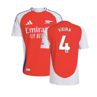 2024-2025 Arsenal Authentic Home Shirt (Vieira 4)