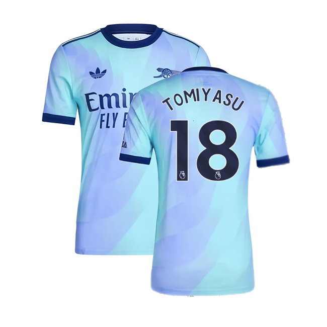 2024-2025 Arsenal Authentic Third Shirt (Tomiyasu 18)