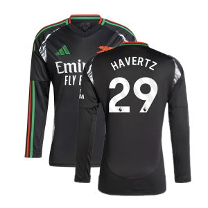 2024-2025 Arsenal Away Long Sleeve Shirt (Havertz 29)