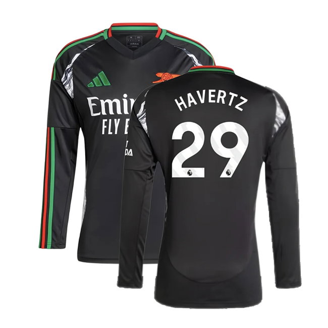 2024-2025 Arsenal Away Long Sleeve Shirt (Havertz 29)