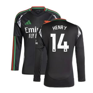 2024-2025 Arsenal Away Long Sleeve Shirt (Henry 14)