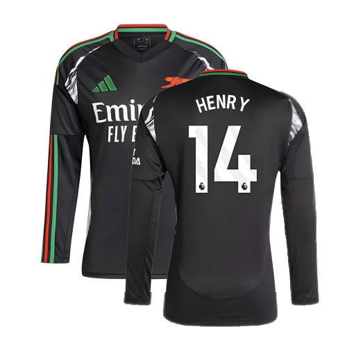 2024-2025 Arsenal Away Long Sleeve Shirt (Henry 14)