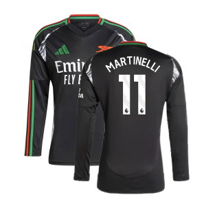 2024-2025 Arsenal Away Long Sleeve Shirt (Martinelli 11)