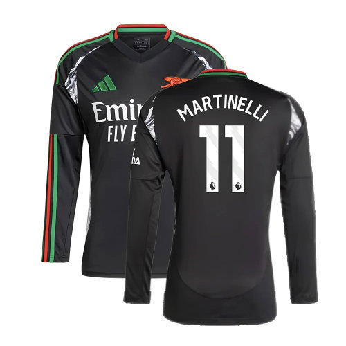 2024-2025 Arsenal Away Long Sleeve Shirt (Martinelli 11)