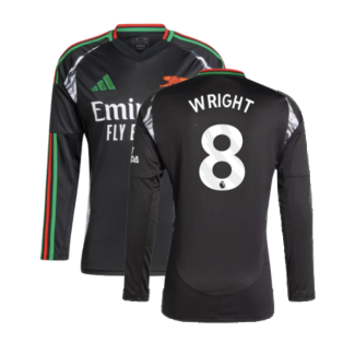 2024-2025 Arsenal Away Long Sleeve Shirt (Wright 8)