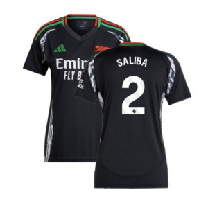2024-2025 Arsenal Away Shirt (Womens) (Saliba 2)