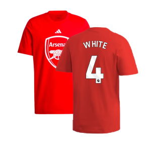 2024-2025 Arsenal DNA Graphic Tee (Red) (White 4)