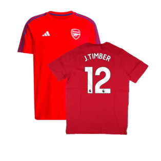 2024-2025 Arsenal DNA Tee (Red) (J.Timber 12)
