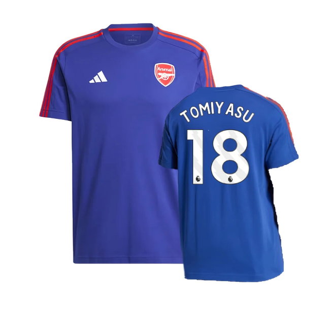 2024-2025 Arsenal DNA Tee (Victory Blue) (Tomiyasu 18)
