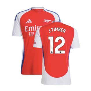 2024-2025 Arsenal Home Shirt (J.Timber 12)
