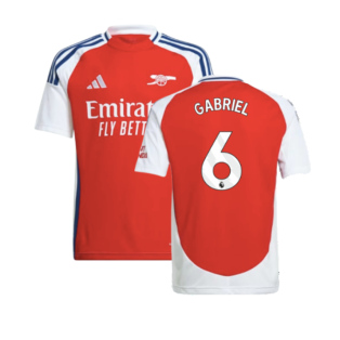 2024-2025 Arsenal Home Shirt (Kids) (Gabriel 6)