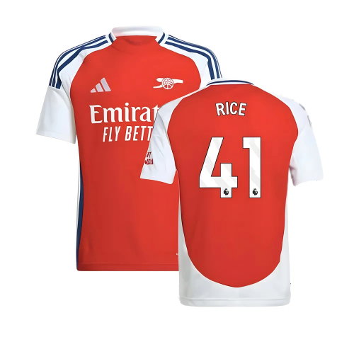 2024-2025 Arsenal Home Shirt (Kids) (Rice 41) 2024-2025 Arsenal Home Shirt (Kids) (Rice 41)