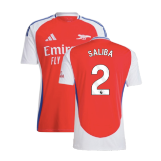 2024-2025 Arsenal Home Shirt (Saliba 2)