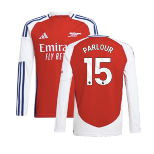 2024-2025 Arsenal Long Sleeve Home Shirt (Kids) (Parlour 15)