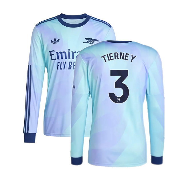 2024-2025 Arsenal Long Sleeve Third Shirt (Tierney 3)