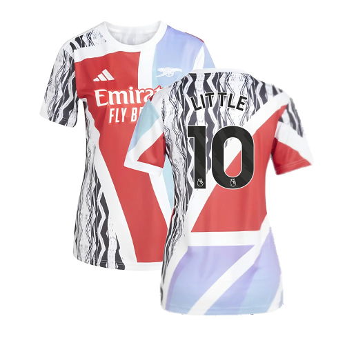 2024-2025 Arsenal Pre-Match Shirt (Scarlet) - Womens (Little 10)