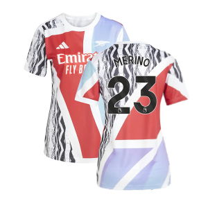 2024-2025 Arsenal Pre-Match Shirt (Scarlet) - Womens (Merino 23)