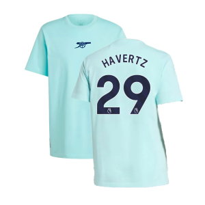 2024-2025 Arsenal Seasonal Tee (Clear Aqua) (Havertz 29)
