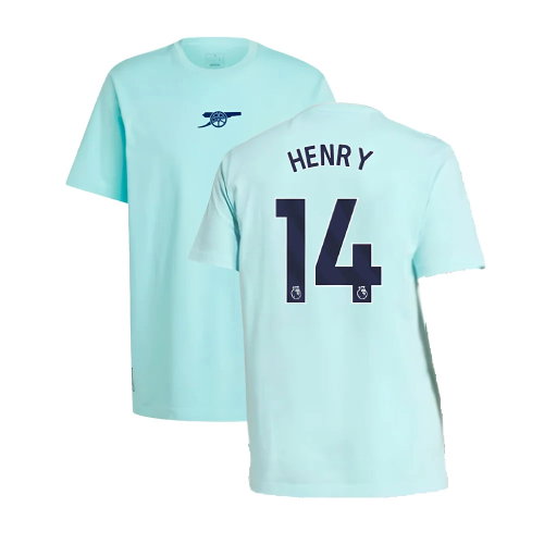 2024-2025 Arsenal Seasonal Tee (Clear Aqua) (Henry 14)