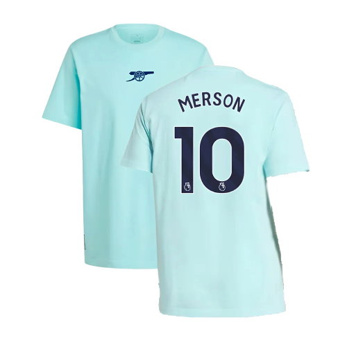 2024-2025 Arsenal Seasonal Tee (Clear Aqua) (Merson 10)
