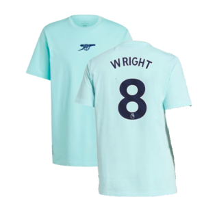 2024-2025 Arsenal Seasonal Tee (Clear Aqua) (Wright 8)