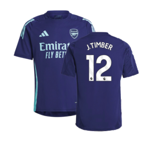 2024-2025 Arsenal Training Jersey (Night Sky) - Kids (J.Timber 12)