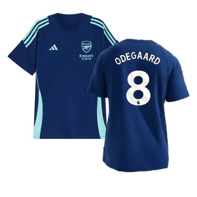 2024-2025 Arsenal Training Tee (Night Sky) (Odegaard 8)