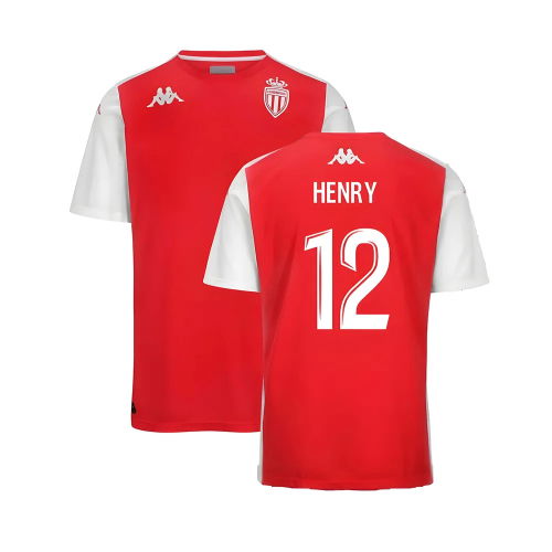 2024-2025 AS Monaco Player Training Shirt (Red) (Henry 12)