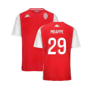 2024-2025 AS Monaco Player Training Shirt (Red) (Mbappe 29)