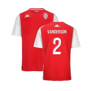 2024-2025 AS Monaco Player Training Shirt (Red) (Vanderson 2)