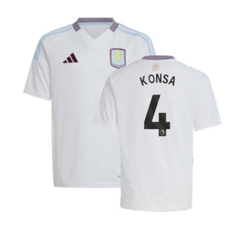2024-2025 Aston Villa Away Shirt (Kids) (Konsa 4)